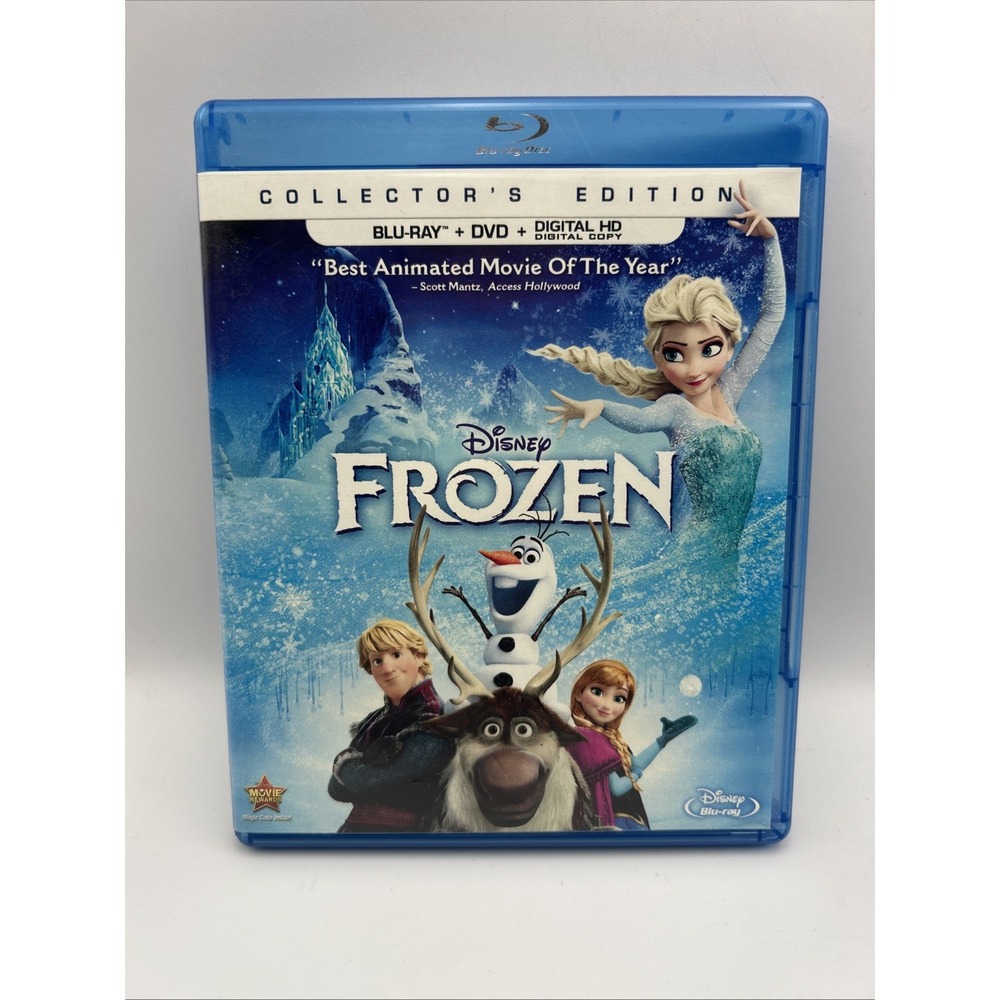 Frozen Collectors Edition DVD Only No Blu Ray Movie Disney Elsa Olaf Princess